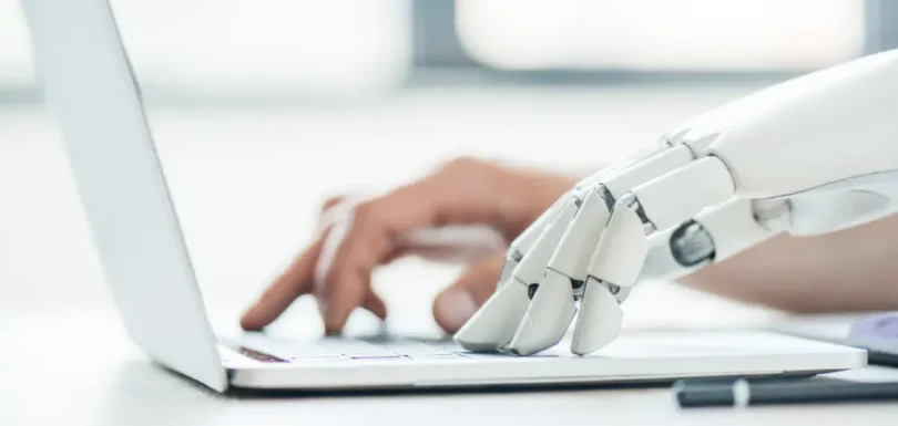 the combination of AI and outsourcing service
