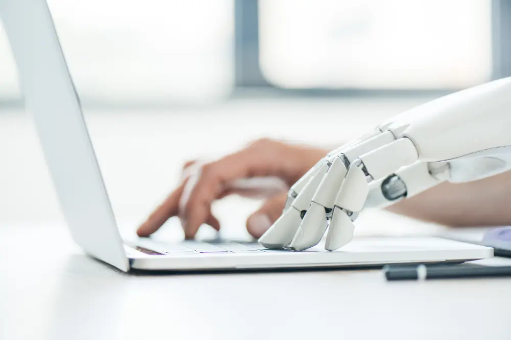the combination of AI and outsourcing service